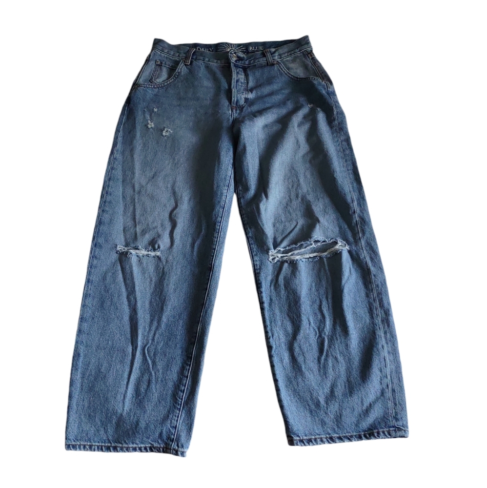 Daily Blue Size 30 Mantra Gale Wide Barrel Jeans